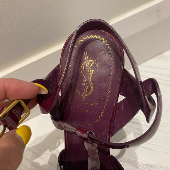 TRIBUTE PLATFORM SANDALS IN PATENT LEATHER - Picture 6 of 11